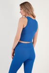 Fitilli Super Crop Örme Kadın Atlet 5865554 SAKS