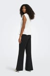Flare Fit Yüksek Bel İspanyol Paça Kadın Pantolon 15383262 SİYAH