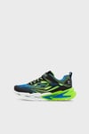 Flex-Glow Ultra Cırt Cırtlı Işıklı Sneaker Erkek Çocuk Ayakkabı 400139L BBLM Siyah-Mavi-Yeşil