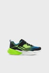 Flex-Glow Ultra Cırt Cırtlı Işıklı Sneaker Erkek Çocuk Ayakkabı 400139L BBLM Siyah-Mavi-Yeşil