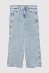 Fox Pamuklu Normal Bel Geniş Paça Jeans Erkek Çocuk Kot Pantolon 6011191-89445 AÇIK MAVİ