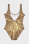 Gaga Uv Korumalı Parlak Desenli Kadın Mayo SM2644000001 LEOPAR
