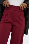 geggo Regular Fit Normal Bel Geniş Paça Kadın Pantolon 15208430 VİŞNE