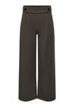 geggo Regular Fit Normal Bel Geniş Paça Kadın Pantolon 15208430 KAHVE