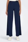 geggo Regular Fit Normal Bel Geniş Paça Kadın Pantolon 15208430 İNDİGO