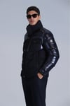 Genius Regular Fit % 100 Kuş Tüyü Dolgulu Fermuarlı Dik Yaka Şişme Erkek Mont 112120224 LACİVERT
