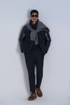 Genius Regular Fit % 100 Kuş Tüyü Dolgulu Fermuarlı Dik Yaka Şişme Erkek Mont 112120224 LACİVERT