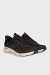 Glide Step Logolu Sneaker Kadın Ayakkabı 104610 BKGD SİYAH-GOLD