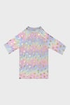Golden Desenli Kolay Kuruyan Uv Korumalı Kız Çocuk T Shirt ST2514000001 ALTIN