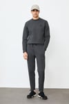 Grand Regular Fit Pamuklu Örme Kumaş Bisiklet Yaka Erkek Sweat 112030192 ANTRASİT
