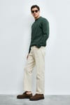 Grand Regular Fit Pamuklu Örme Kumaş Bisiklet Yaka Erkek Sweat 112030192 YEŞİL
