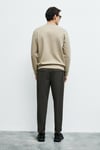 Grand Regular Fit Pamuklu Örme Kumaş Bisiklet Yaka Erkek Sweat 112030192 BEJ