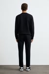 Grand Regular Fit Pamuklu Örme Kumaş Bisiklet Yaka Erkek Sweat 112030192 SİYAH