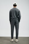 Grant Logolu Pamuklu Regular Fit Bisiklet Yaka Erkek Sweat 112030179 KOYU GRİ
