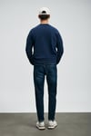 Grant Logolu Pamuklu Regular Fit Bisiklet Yaka Erkek Sweat 112030179 LACİVERT