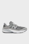 Hakiki Deri Kalın Taban Sneaker Unisex Ayakkabı W990GL6 GRİ