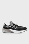 Hakiki Deri Karışımlı Kalın Taban Sneaker Unisex Ayakkabı W990BK6 SİYAH