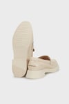 Hakiki Deri Loafer Kadın Ayakkabı 24K001R33105 KREM