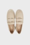 Hakiki Deri Loafer Kadın Ayakkabı 24K001R33105 KREM