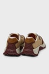 Hakiki Deri Logolu Sneaker Kadın Ayakkabı K201462-062 KAHVE