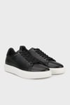 Hakiki Deri Sneaker Erkek Ayakkabı 15218661S2 SİYAH-BEYAZ
