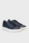 Hakiki Deri Sneaker Erkek Ayakkabı 15218661L2 LACİVERT