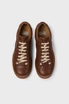 Hakiki Deri Sneaker Erkek Ayakkabı 17408-125 KAHVE