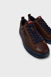 Hakiki Deri Sneaker Erkek Ayakkabı K101052-014 KAHVE
