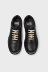 Hakiki Deri Sneaker Kadın Ayakkabı 27205-326 SİYAH