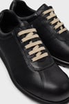Hakiki Deri Sneaker Kadın Ayakkabı 27205-326 SİYAH