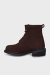 Harley Davidson Deri Gibson Hakiki Deri Bayan Bot 025G100109 Dark Brown Crazy Deri