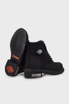 Harley Davidson Deri Gibson Hakiki Deri Kadın Bot 025G100109 Black Nubuk