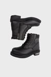 Harley Davidson Fermuarlı Deri Jim Kadın Bot 025G100128 Black Yağlı Deri