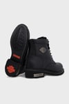 Harley Davidson Gibson Deri Erkek Bot 025M100109 Black Yağlı Deri