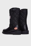 Harley Davidson Laconia 644 Hakiki Deri Bayan Çizme 025G100071 Black Nubuk