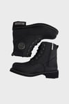 Harley Davidson Logolu Fermuarlı Deri Jim Erkek Bot 025M100128 Black Nubuk