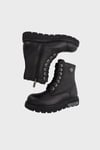 Harley Davidson Logolu Fermuarlı Tums New Hakiki Deri Bayan Bot 025Z100630 Black Baskılı Deri