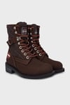 Harley Davidson New Worker Hakiki Deri Bayan Bot 025G100078 Dark Brown Crazy Der