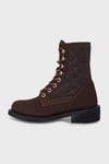 Harley Davidson New Worker Hakiki Deri Bayan Bot 025G100078 Dark Brown Crazy Der