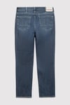 Hasan Pamuklu Comfort Fit Normal Bel Düz Paça Jeans Erkek Kot Pantolon 00066-90988 MAVİ