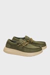 Hey Dude Wally Comf Worn Twill Makosen Erkek Ayakkabı 45113-3BN HAKİ
