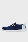 Hey Dude Wally Craft Linen Logolu Casual Erkek Ayakkabı 43086-4UX LACİVERT