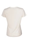 Hummel % 100 Pamuklu Regular Fit Logolu Yuvarlak Yaka Bayan T Shirt 912325-9157 EKRU