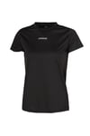 Hummel % 100 Pamuklu Regular Fit Logolu Yuvarlak Yaka Kadın T Shirt 912325-2001 SİYAH
