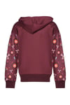 Hummel Çiçek Baskılı Regular Fit Kapüşonlu Kız Çocuk Sweat 922370-3858 BORDO