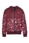 Hummel Çiçek Baskılı Regular Fit Kapüşonlu Kız Çocuk Sweat 922370-3858 BORDO