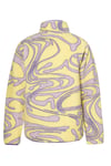 Hummel Desenli Regular Fit Dik Yaka Fermuarlı Polar Kız Çocuk Sweat 922381-5088 SARI
