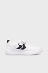 Hummel Logolu Bağcık ve Cırtlı Sneaker Unisex Çocuk Ayakkabı 900713-9124 BEYAZ-SİYAH