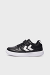 Hummel Logolu Bağcık ve Cırtlı Sneaker Unisex Çocuk Ayakkabı 900713-2001 SİYAH