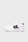 Hummel Logolu Bağcık ve Cırtlı Sneaker Unisex Çocuk Ayakkabı 900713-9124 BEYAZ-SİYAH
